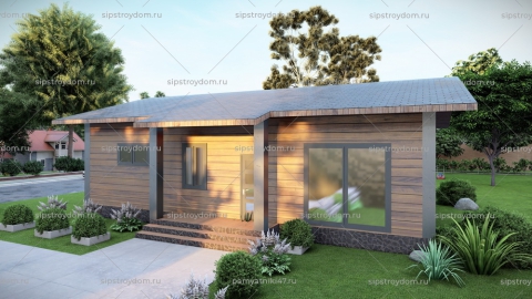 Проект одноэтажного дома № 11