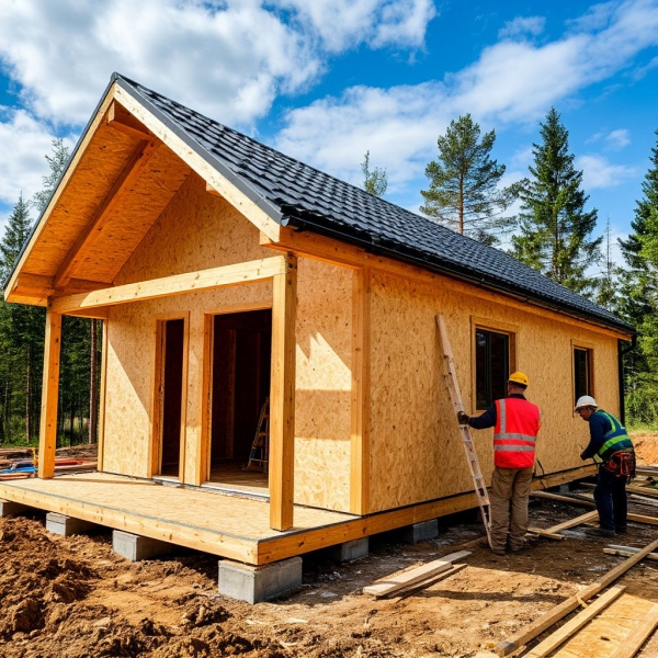 Монтаж домокомплекта