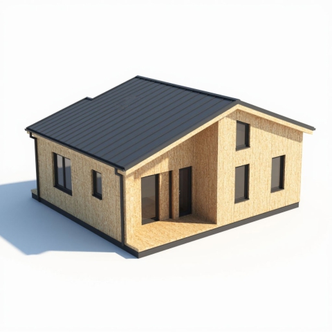 Проект одноэтажного дома № 1