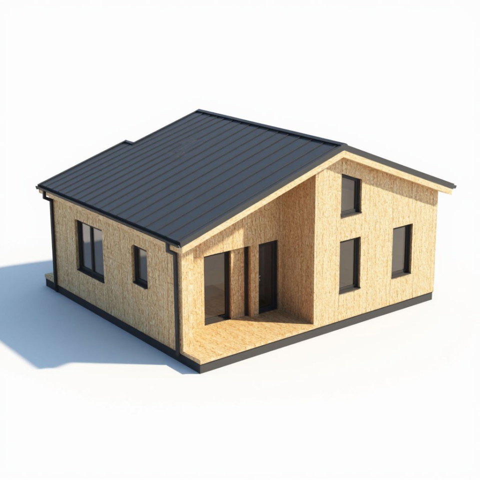 Проект одноэтажного дома № 6